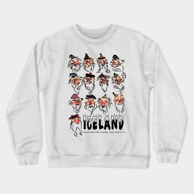 Yule Lads Iceland Souvenir Crewneck Sweatshirt by Scary Stories from Camp Roanoke